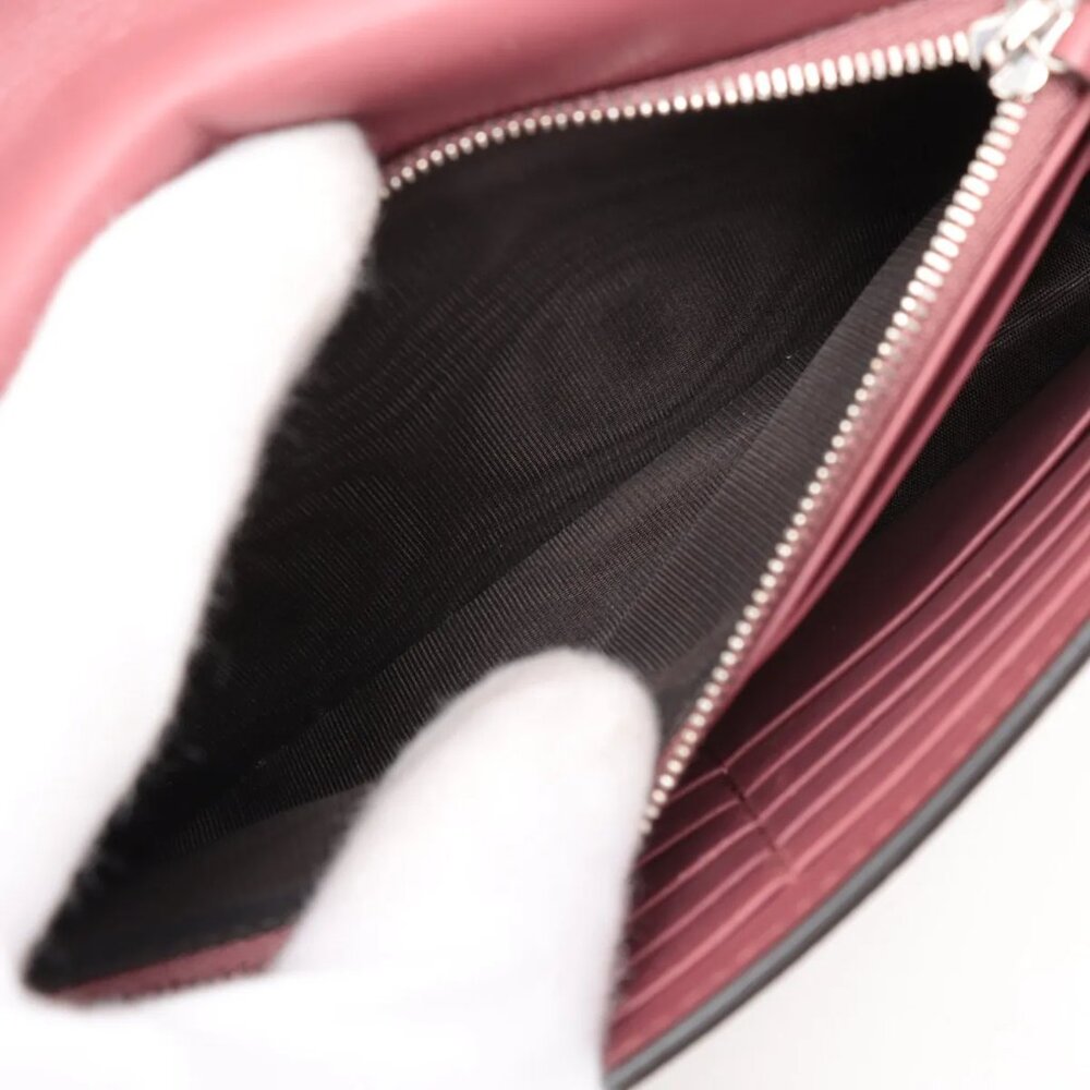 Gucci GG Blooms PVC leather Chain Wallet Beige - Picture 8 of 10